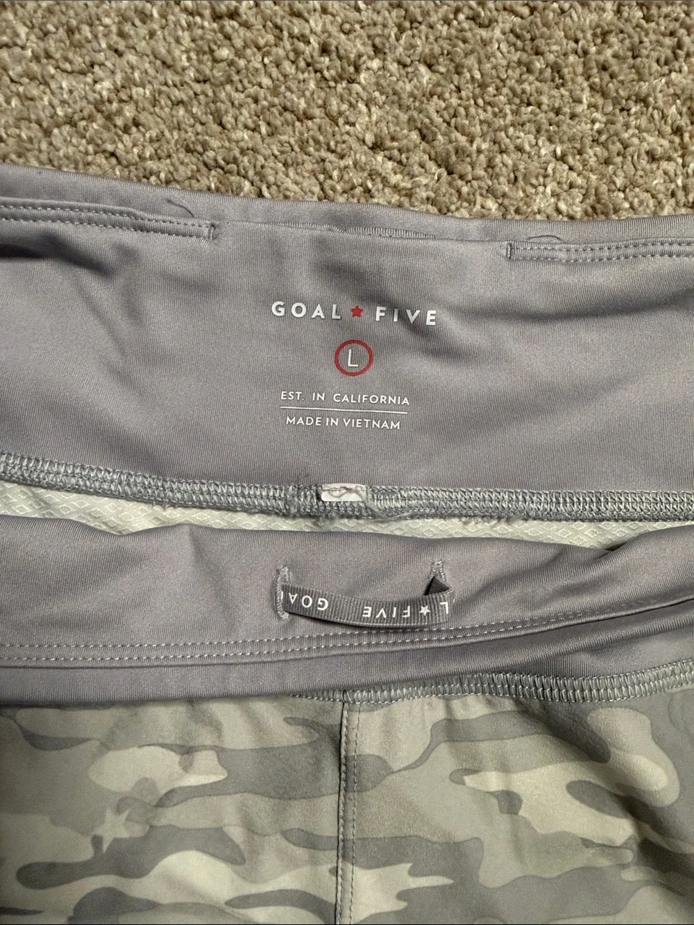 Goal Five Women’s Excel Short — White Camo - Picture 3 of 6